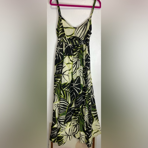 NWOT JOIE MAXI FLORAL Tropical Leaf Print Maxi Dress - Picture 2 of 11